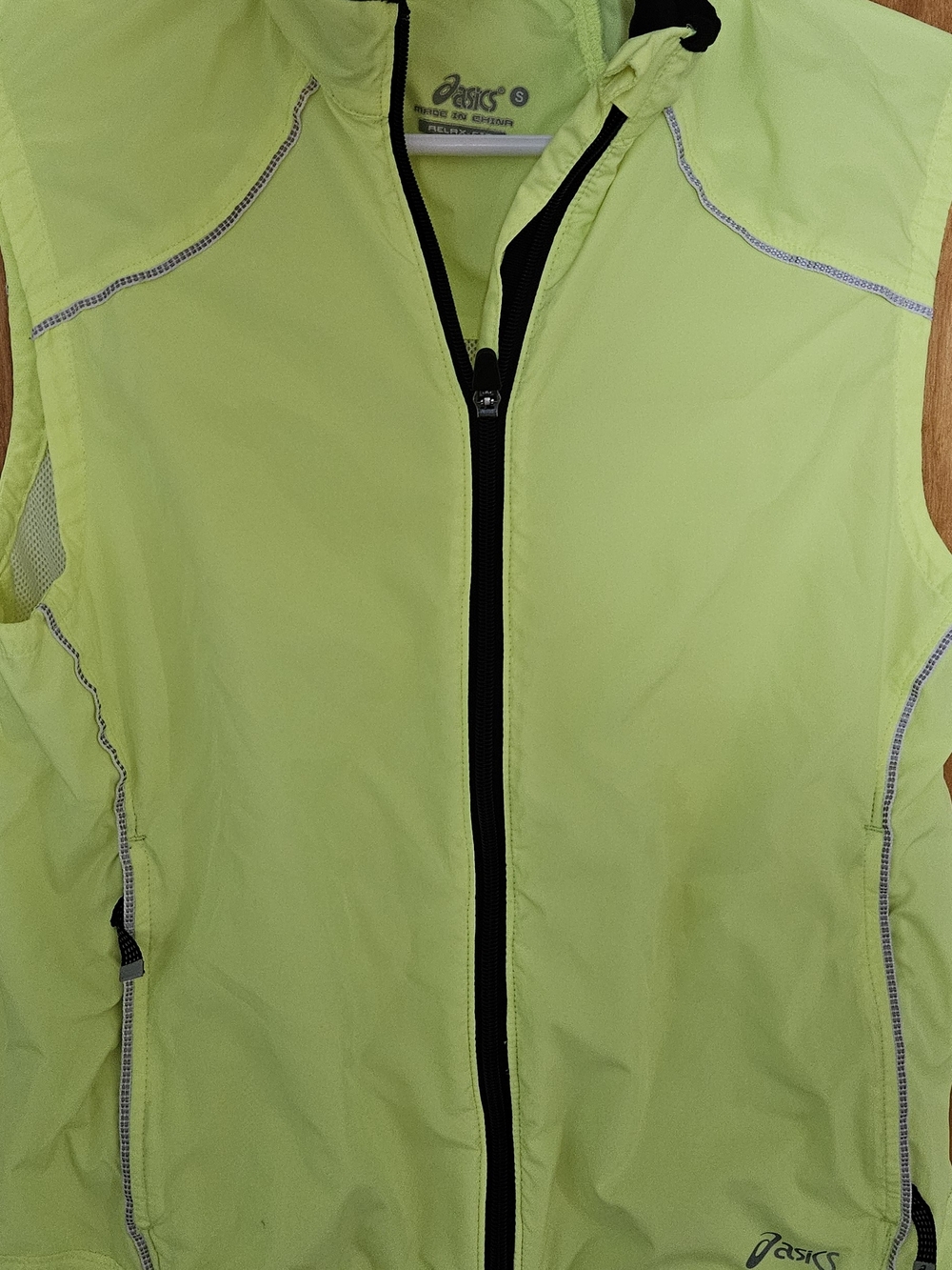 Asics Neon Yellow Lightweight Running Vest